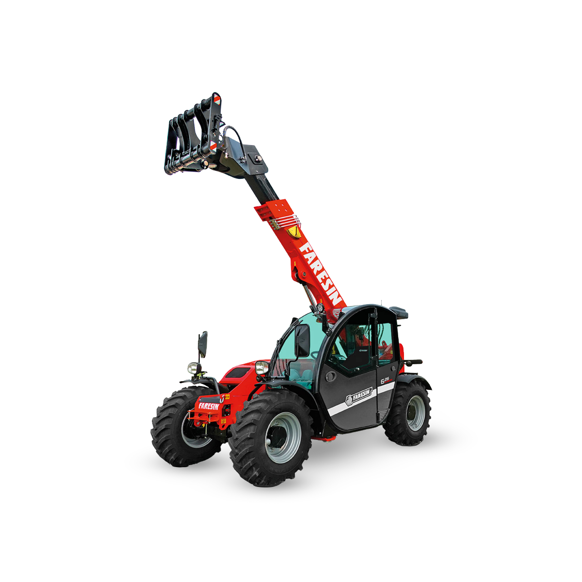 Teleskoplader Faresin Link führt zu Teleskopladermietseite 